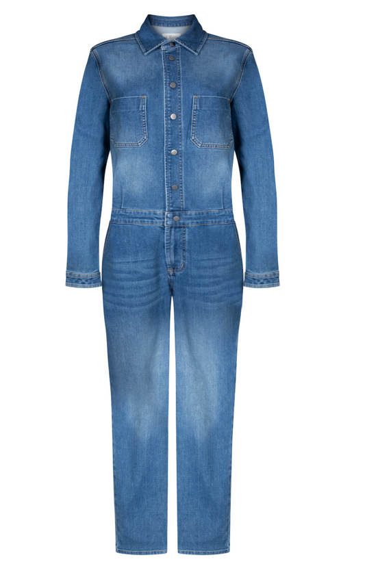 Lala Jumpsuit - Mid Wash Denim